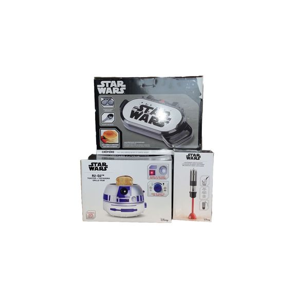 Star Wars Other - NEW Star Wars R2D2 Darth Vader PANCAKE MAKER, R2D2 Toaster, Light Saber Blender